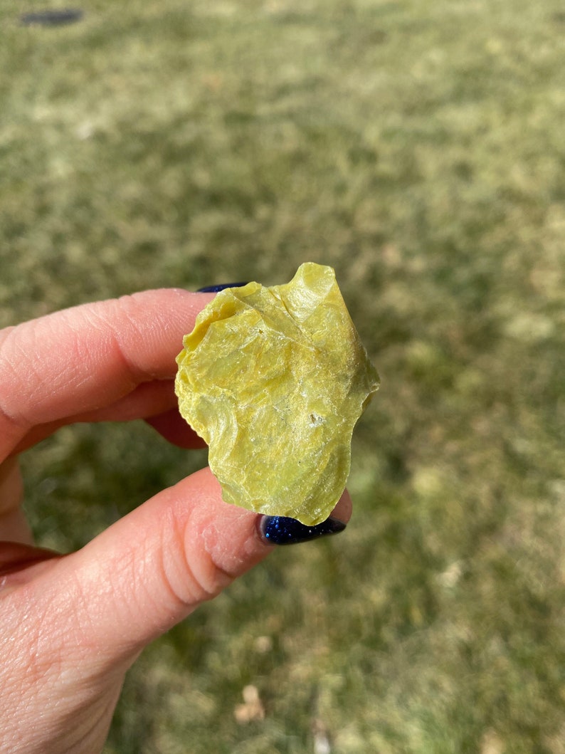 Raw Green Opal Stone (1" - 2") - Rough Green Opal Crystal - Crystals & Stones - Green Opal Raw - Natural Stones - Green Opal Rough image 7