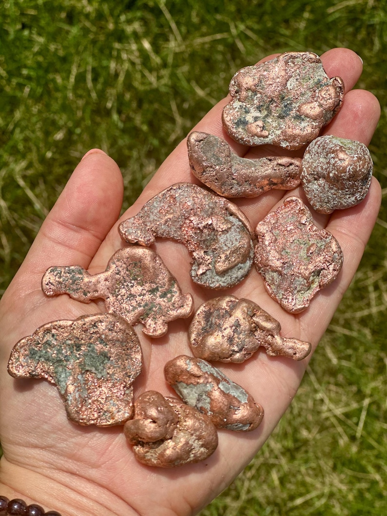 Raw Copper Nugget - Crystals and Stones - Natural Copper from Michigan - Copper Specimen - Copper Nuggets - Copper Metal image 6