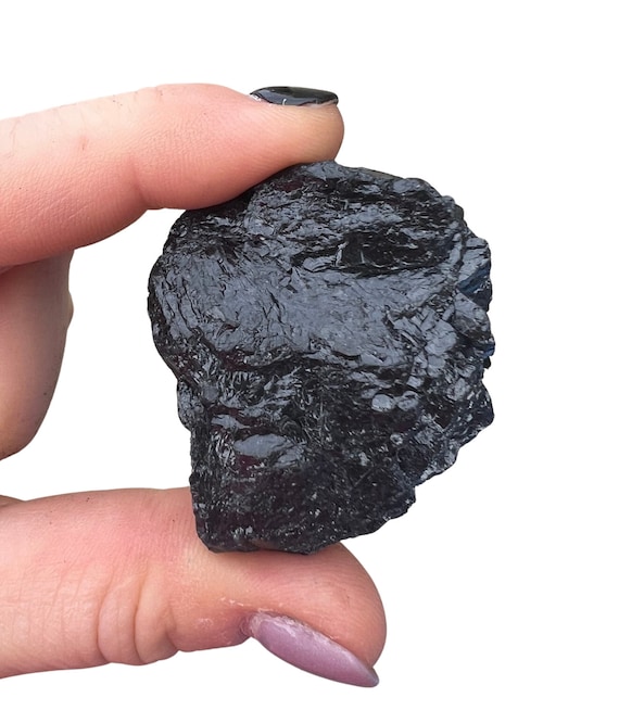 Raw Black Tourmaline Stone .5 3 Black - Etsy UK