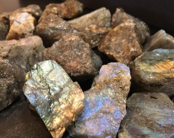 Labradorite Stone - Raw Labradorite Crystal - Labradorite Chunk - Healing Crystals & Stones - Rough Labradorite - Natural Labradorite Raw