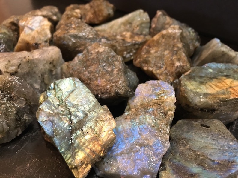 Labradorite Stone Raw Labradorite Crystal Labradorite Chunk Healing Crystals & Stones Rough Labradorite Natural Labradorite Raw image 1