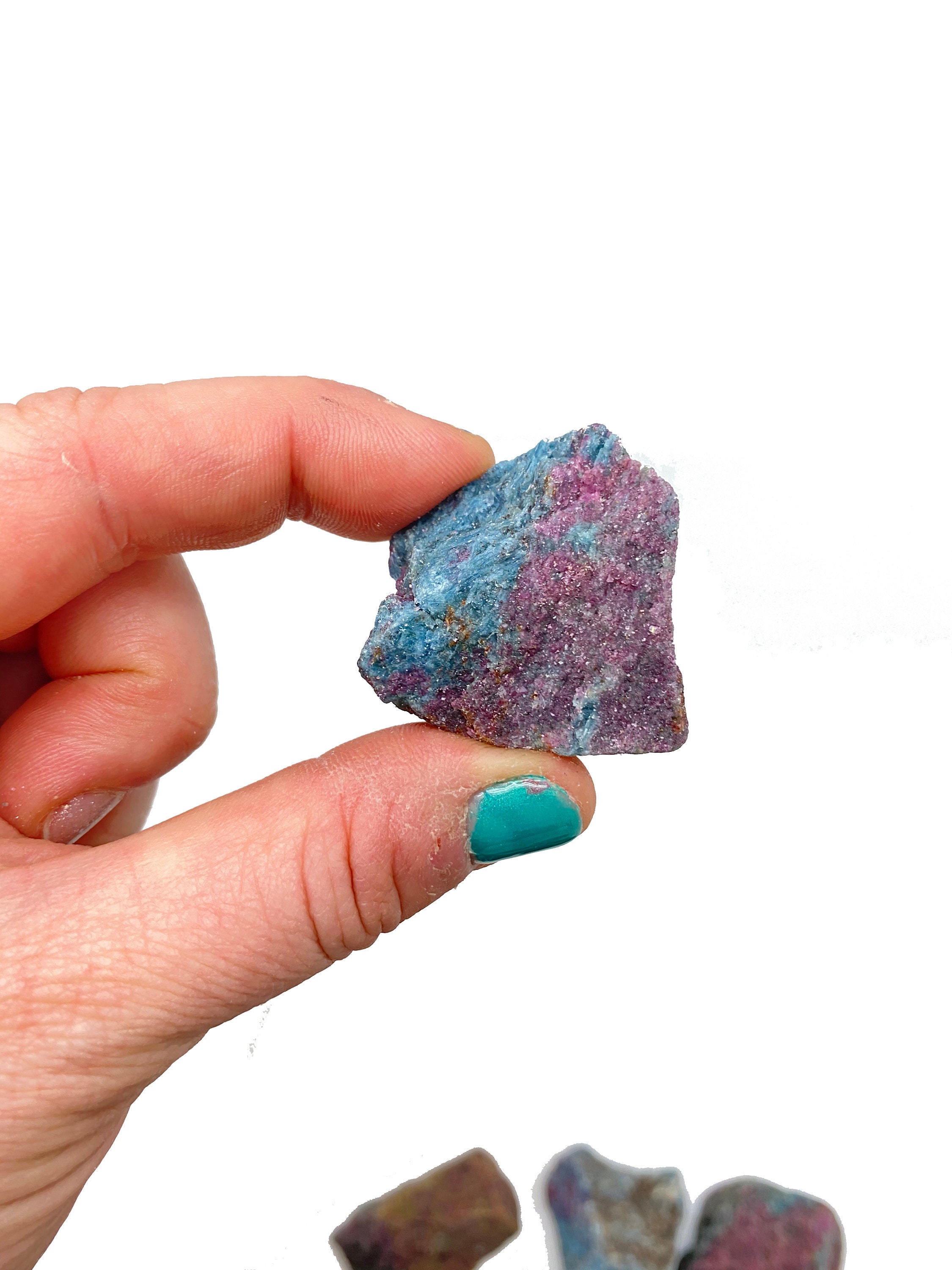 Raw Ruby in Kyanite Stone - Ruby in Kyanite Crystal - Crystals & Stones - Ruby Multicolored Kyanite - Ruby Stone - Kyanite Stone