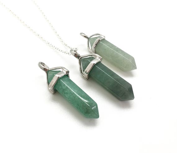 Green Aventurine Necklace Green 