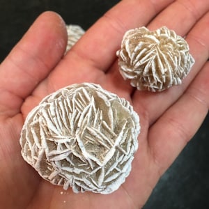 Raw Desert Rose Selenite - Selenite Rose Cluster - Natural Selenite Crystal - Crystals & Stones - Rough Gypsum Desert Rose Cluster image 11