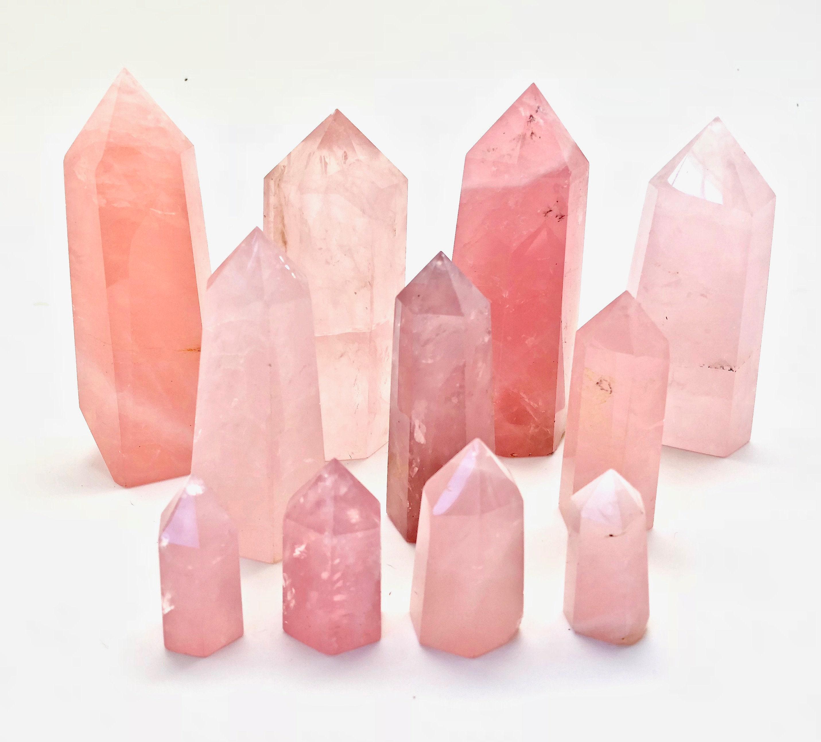 【ローズ クォーツ】 タワー ROSE QUARTZ Tower ポイント 虹◎ローズクォーツタワー54◇ Rose Quartz Tower ◇天然石