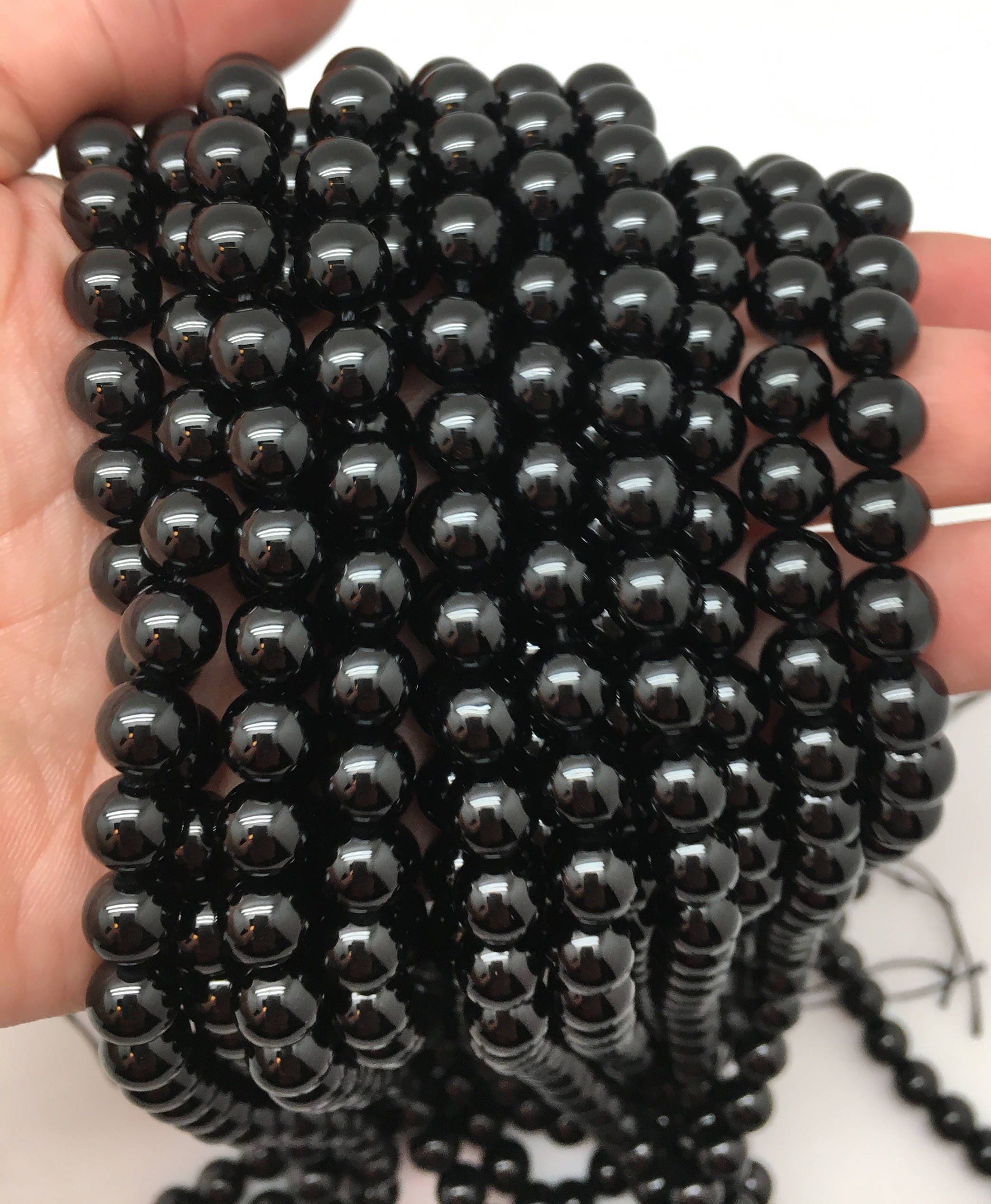 Black tourmaline beads hotsell