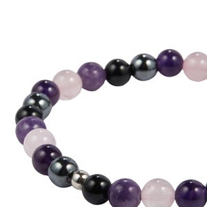 Empath Protection Bracelet - Elastic Bracelet - Empath Support Bracelet - Empath Protection Crystals - Crystal Bracelet for Protection image 4