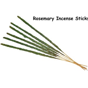 Rosemary Incense Sticks (6 Sticks) - Herbal Incense - Protection and Energy Cleansing Incense - Natural Rosemary Incense - Aromatherapy