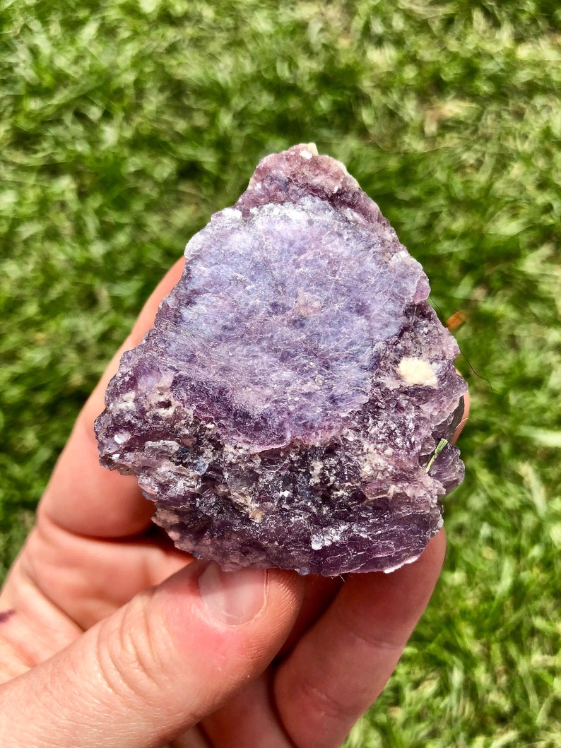 Raw Lepidolite Stone Ex-Quality Raw Lepidolite Crystal Cluster Rough Lepidolite Stone Purple Lepidolite Healing Crystal image 8