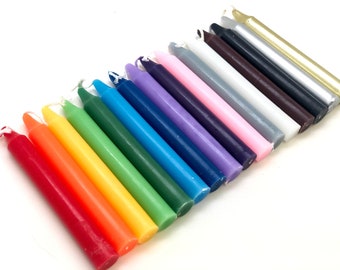 Juego De 10 Velas De Varilla, Velas Puntiagudas Con Un Diámetro De 1,5 Cm, Color Blanco