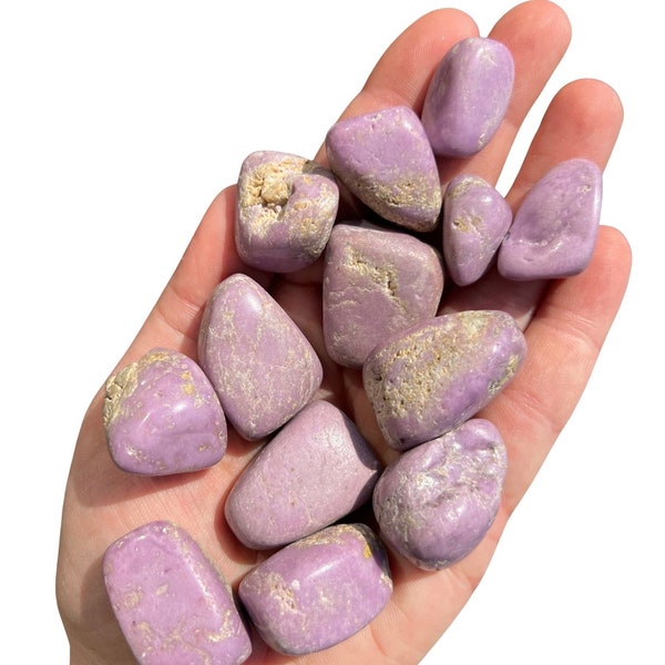 Phosphosiderite Tumbled Stone - Multiple Sizes Available - Tumbled Phosphosiderite Crystal - Polished Pink Phosphosiderite Gemstone