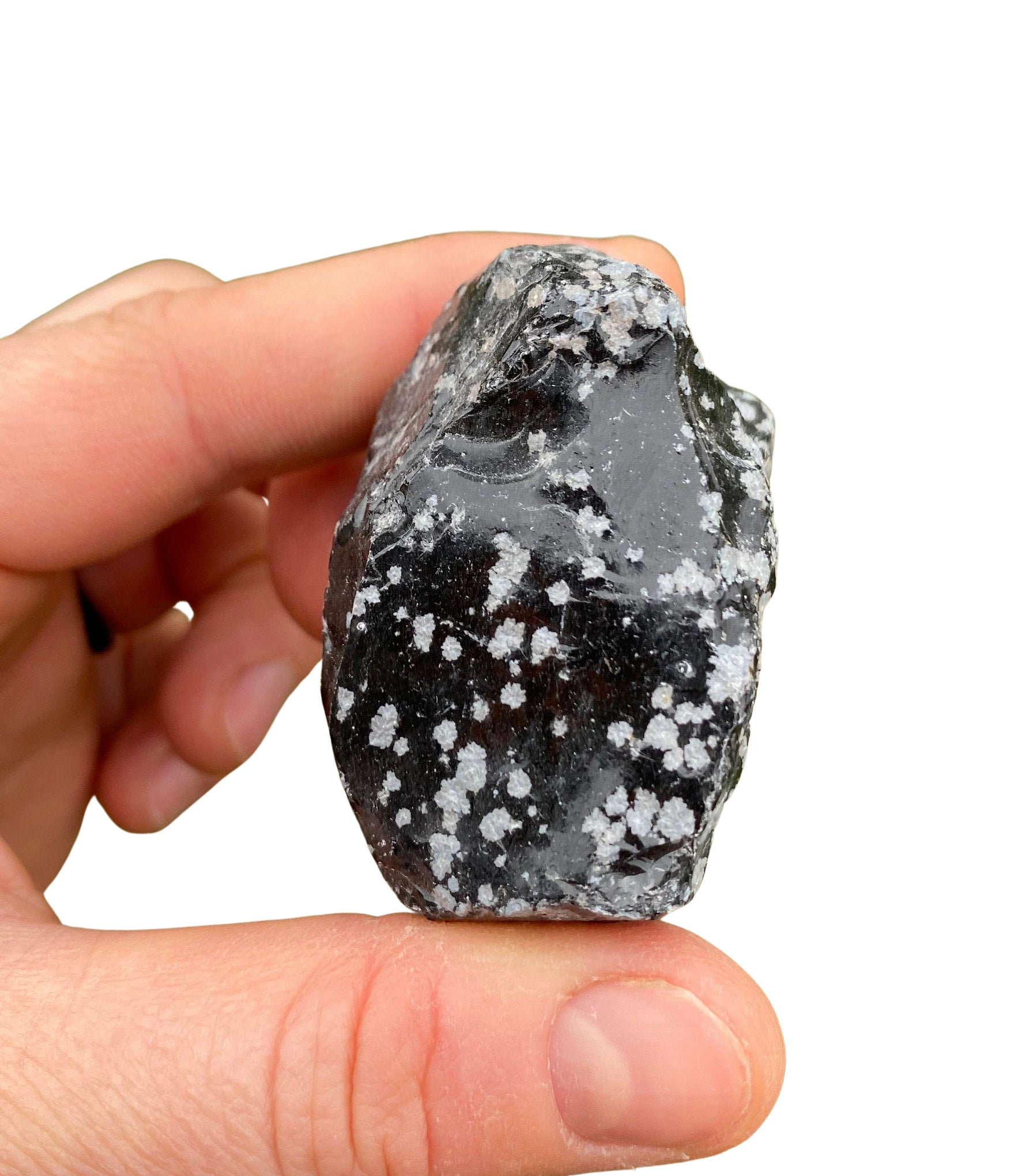Collectables Snowflake Obsidian Tumblestone Healing Crystal Mineral Rse104 100 Genuine Dr