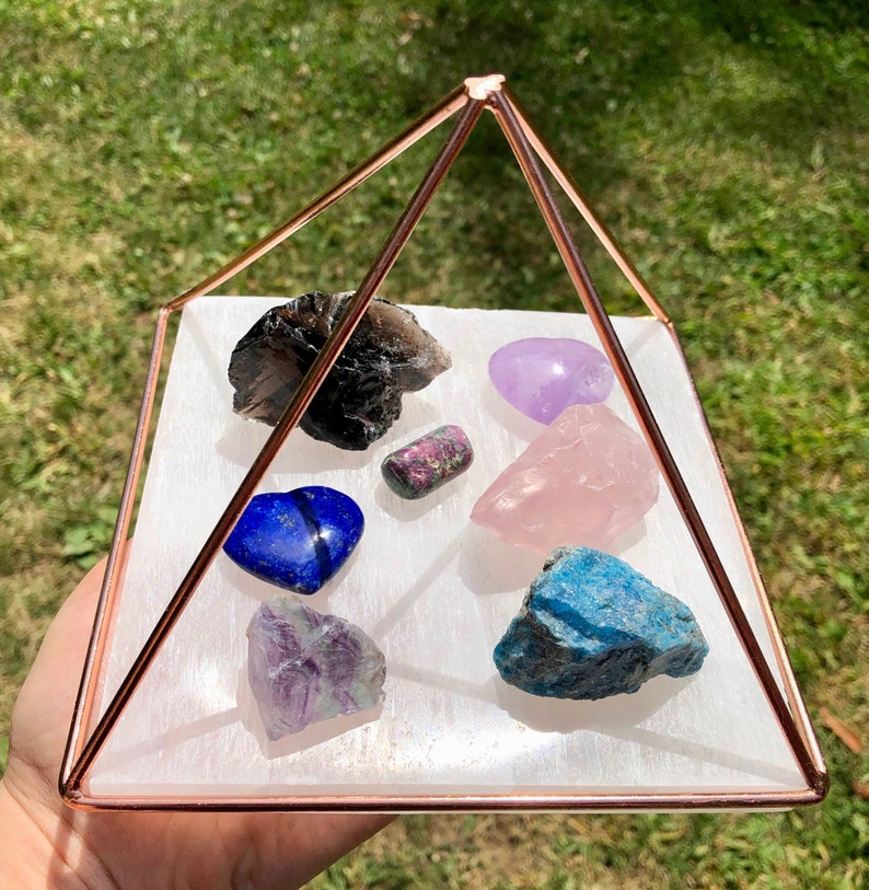 Copper Pyramid Copper Charging Pyramid Charge Your Healing Etsy Canada