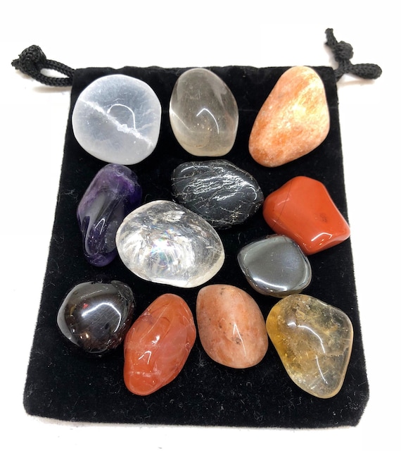 Energy, Strength, & Confidence Crystal Set - Tumbled Stones