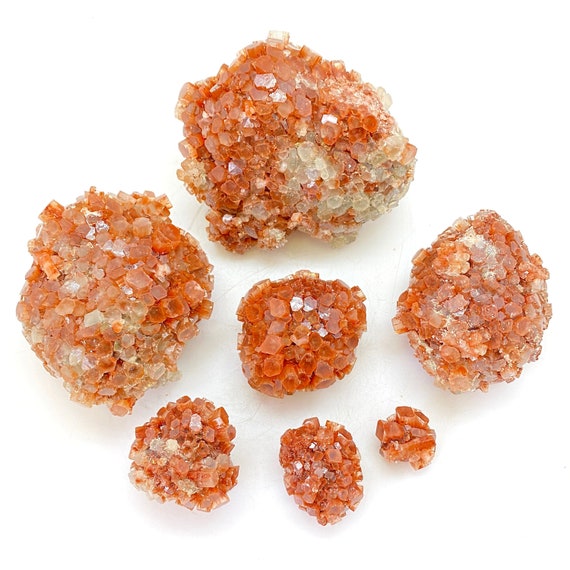 thumbnail image 2 of Natural Morocco Aragonite Crystal Cluster Necklace - Raw Stone Pendant On Leather 2 of 5