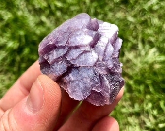 Raw Lepidolite Stone (Ex-Quality) - Raw Lepidolite Crystal Cluster - Rough Lepidolite Stone - Purple Lepidolite Healing Crystal