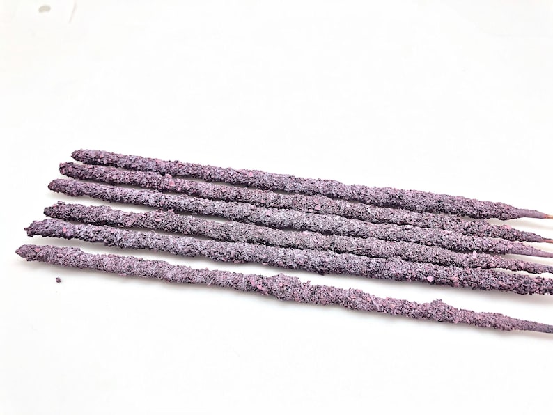 Lavender Incense Sticks (6) - Lavender Incense - Stick Incense - Smoke Cleansing - Lavender Aromatherapy - Lavender Calming Incense image 1