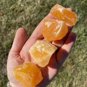 XXLarge Size Red Calcite Chunks - 3 sizes available XXLarge Size Red Calcite Chunks - 3 sizes available