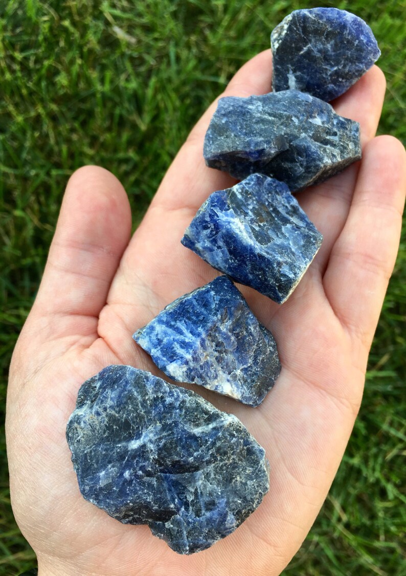Raw Sodalite Rough Sodalite Healing Crystal Grade A | Etsy