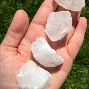 Raw Quartz Crystal - Crystal Quartz - Raw Quartz Stone - Rough Clear Quartz Crystal - Crystals & Stones - Raw Clear Quartz
