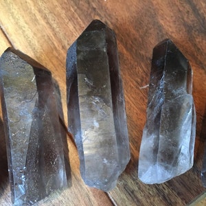 Raw Smoky Quartz Point Crystal Raw Smoky Quartz Crystal Crystal Quartz Natural Smoky Quartz Point from Brazil Smoky Quartz Raw image 10