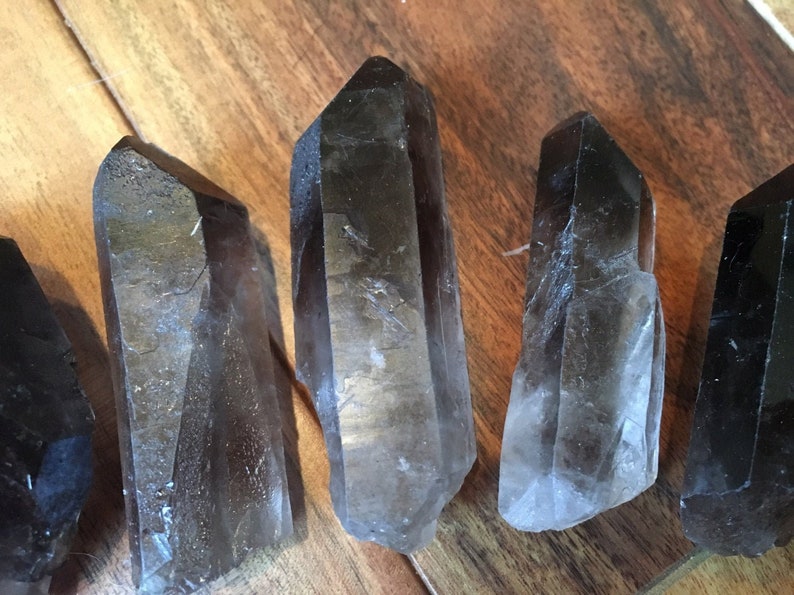 Raw Smoky Quartz Point Crystal Raw Smoky Quartz Crystal Crystal Quartz Natural Smoky Quartz Point from Brazil Smoky Quartz Raw image 10