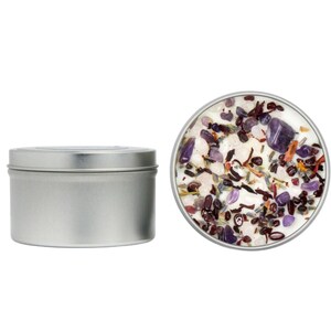 Love Spell Candles - Love Ritual Candle - Soy Crystal Candle for Love - Manifest Love - Garnet, Rose Quartz, Amethyst Candle - Handmade! image 9