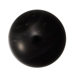 Black Obsidian Crystal Sphere - Polished Obsidian Sphere - Large Black Crystal Ball - Scrying Crystal - Black Obsidian Stone - #10 - 20% Off