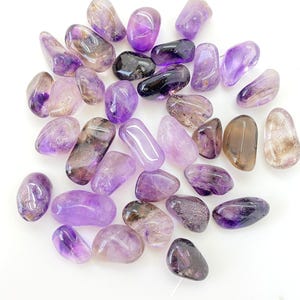 Brandberg Amethyst Tumbled Stone (RARE!) - Brandberg Amethyst Stone - Tumbled Brandberg Amethyst Crystal - Real Brandberg Amethyst