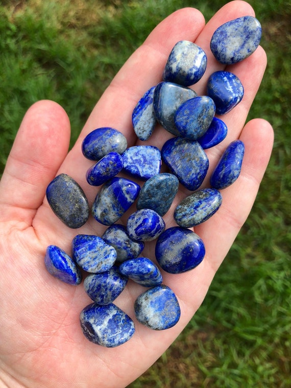 Lapis Lazuli, Tumbled Lapis Lazuli, Tumbled