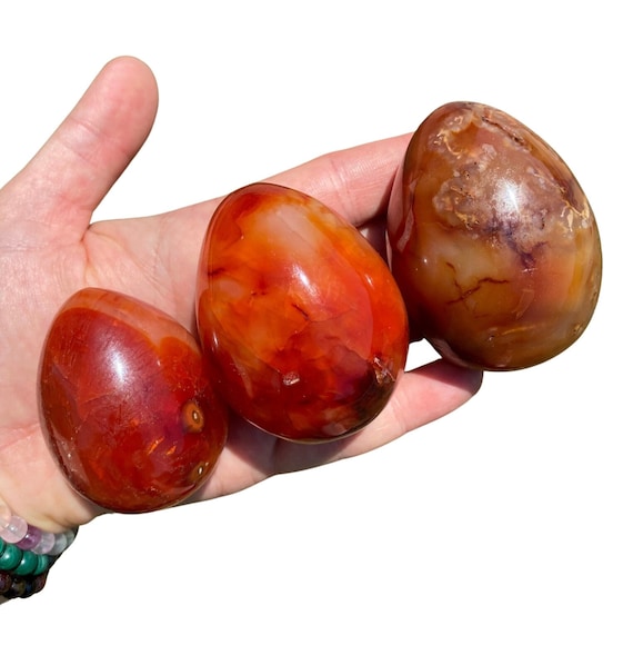 Carnelian Stone Egg (1.25
