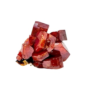 Vanadinite Cluster (2-25 grams) Grade AAA Vanadinite Crystal - Natural Vanadinite Crystal Cluster - Raw Vanadinite Crystal Specimen