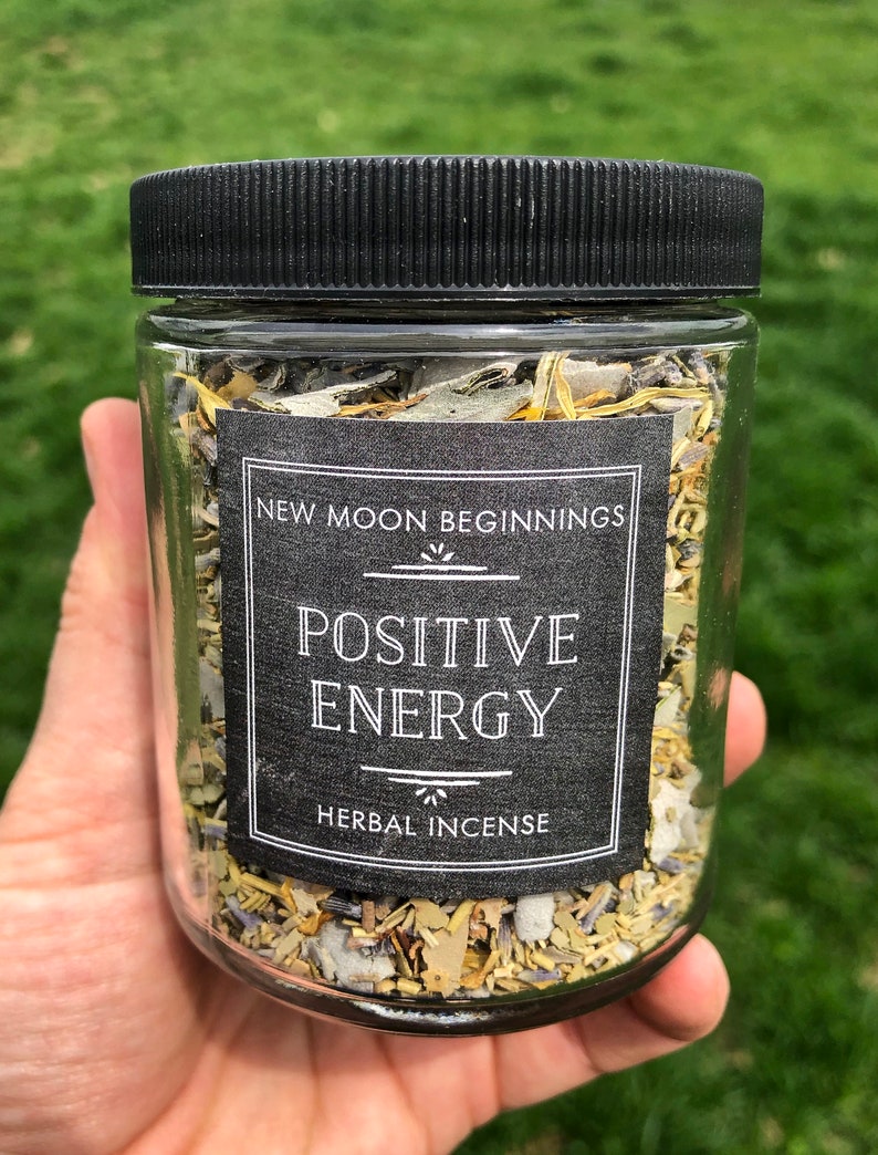 Positive Energy Herbal Incense Loose Incense Rosemary Etsy