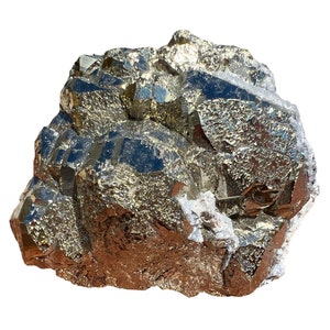Raw Pyrite Cluster - Large Pyrite Crystal Cluster - Rough Pyrite - Unique Pyrite Specimen - Raw Pyrite Chunk - Genuine Pyrite Crystal - 12