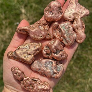 Raw Copper Nugget - Crystals and Stones - Natural Copper from Michigan - Copper Specimen - Copper Nuggets - Copper Metal image 5