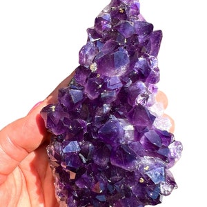 Raw Amethyst Crystal Cluster 1.5 to 6 Grade A Amethyst Cluster Rough Amethyst Geode High Quality Purple Amethyst Druze Cluster image 7
