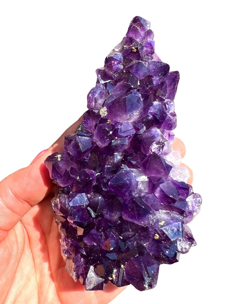 Raw Amethyst Crystal Cluster 1.5 to 6 Grade A Amethyst Cluster Rough Amethyst Geode High Quality Purple Amethyst Druze Cluster image 7