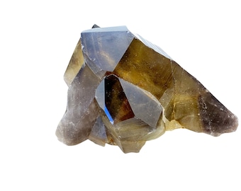 Cúmulo de cristal de citrino natural - Cúmulo de citrino ahumado - Cúmulo de citrino natural - Cúmulo de piedra de citrino ahumado - Puntas de citrino natural - 9
