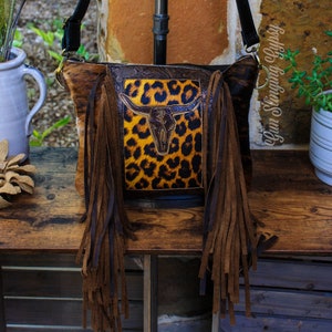 Upcycled LV Cowhide Leather Fringe Crossbody – Hippies & Cowboys Boutique