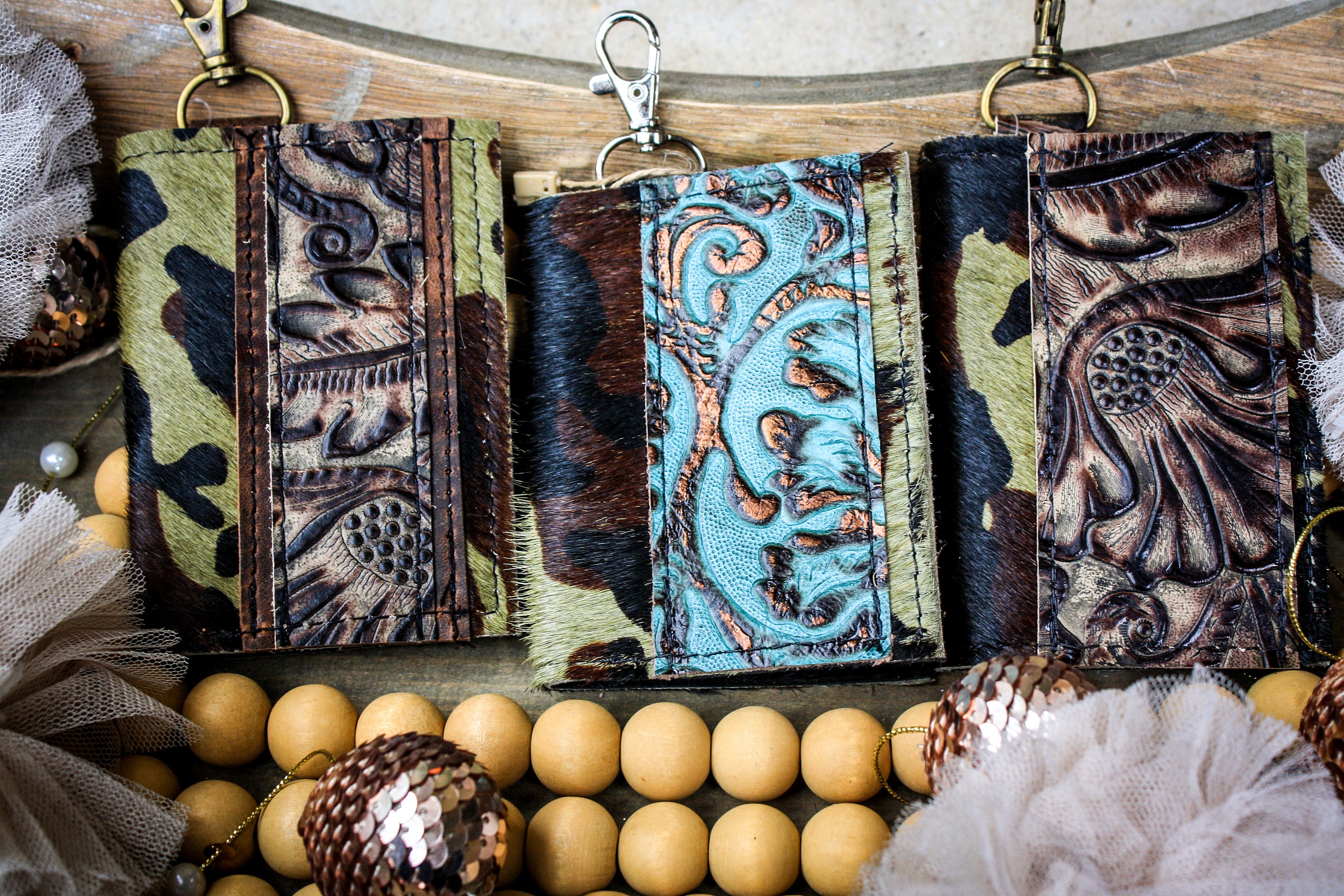Authentic Repurposed Designer Card Holder Keychain Pouch – LuxAlaine