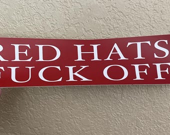RED HATS F#ck Off
