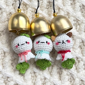 Amigurumi Little Teru Teru Bozu Wind Bell ! *Made2Order*