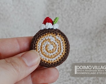 Crochet Magnets: Sweet Swiss Roll *Made2Order* Amigurumi, Crochet, Handmade