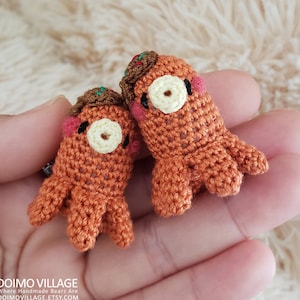 Amigurumi mini Tako-Sausage x1 *Made2Order*