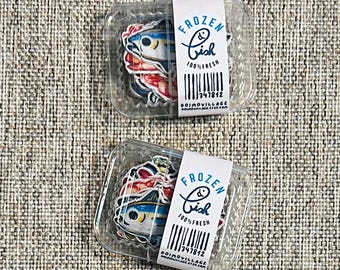 Mini Fish Stickers: 15 Matte Vinyl Decals for Planners & Laptops