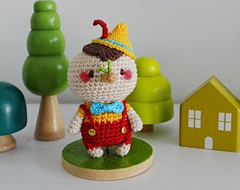 Amigurumi Collection - Little Wooden Boy, Pinocchio (Made2Order)