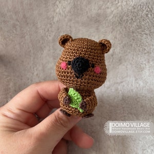 Amigurumi The Happiest Animal on Earth Quokka *Made2Order* Amigurumi, Crochet, Handmade
