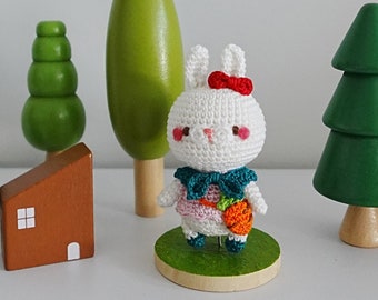 Amigurumi Collection - Little Easter Bunny with Carrot bag (Made2Order)