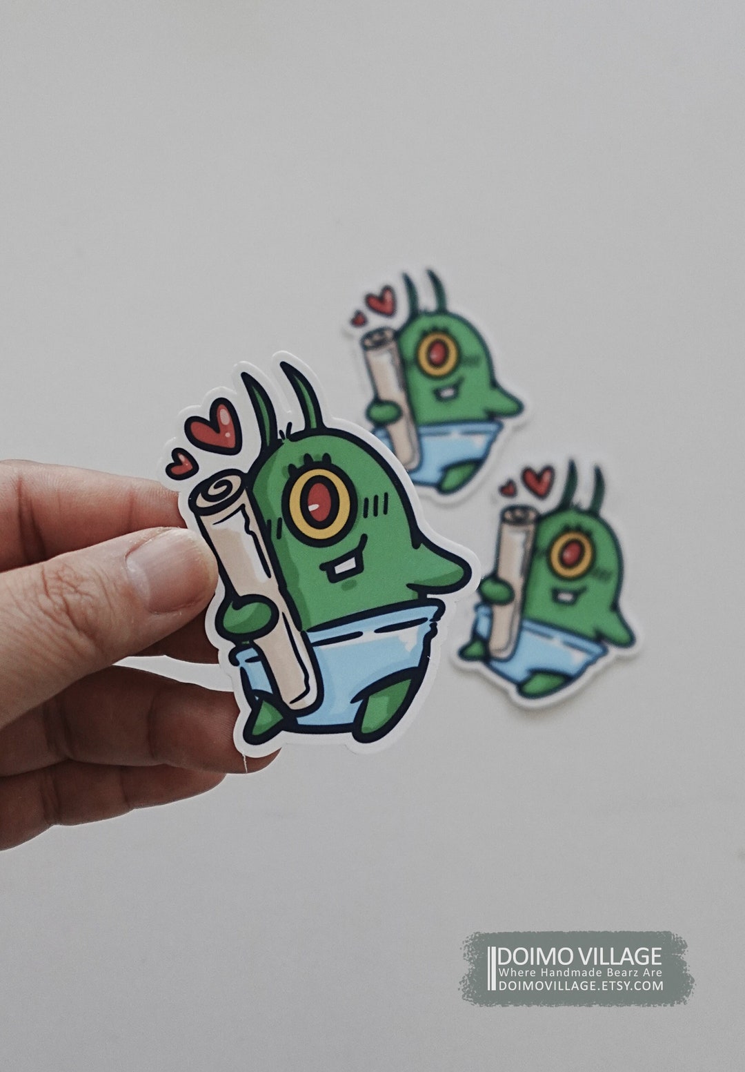 Sticker - Baby Plankton Got the Secret Formula (x1) NEW Matte