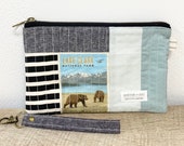 Wristlet Lake Clark National Park wristlet bag purse wallet National Park gift